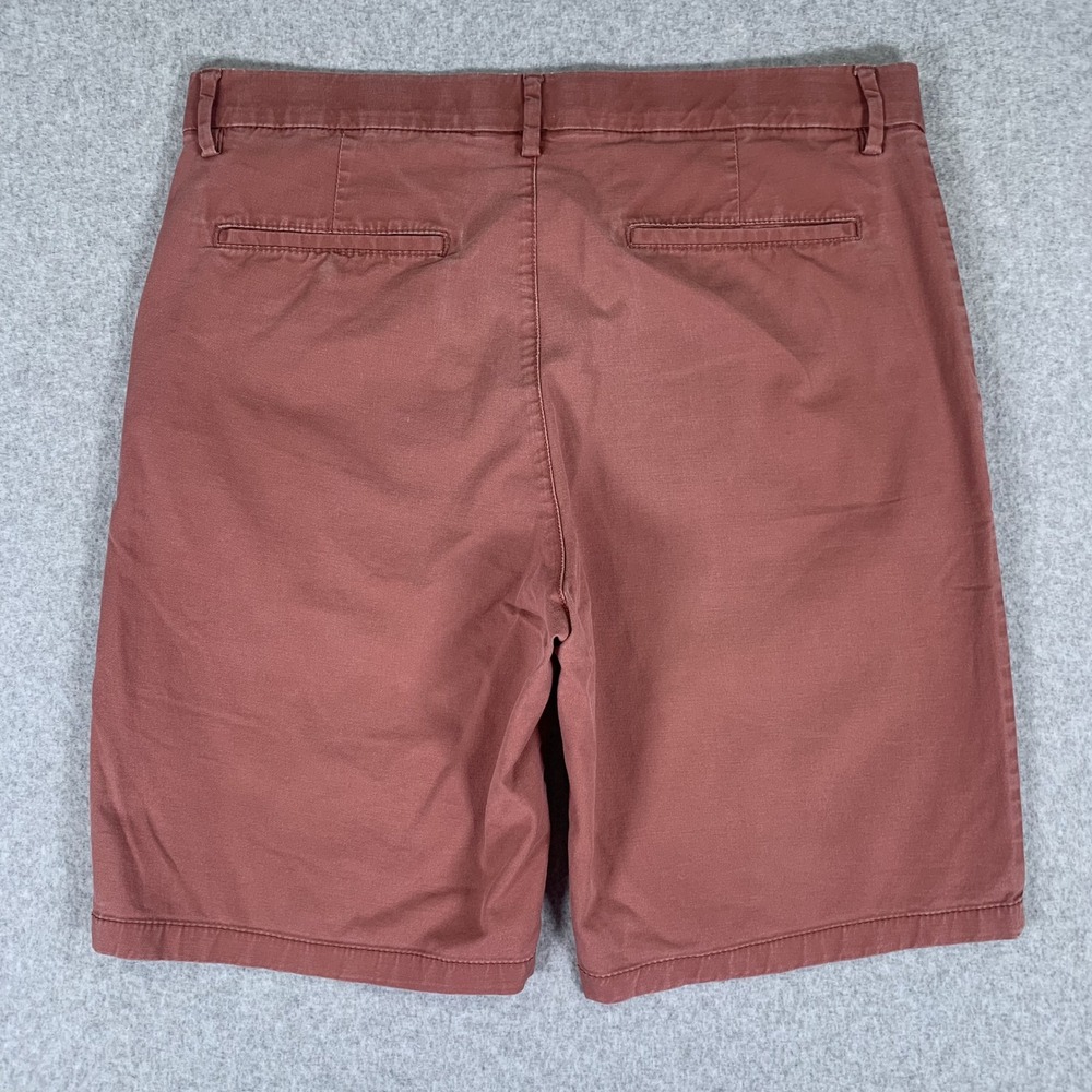 Old Navy Ultimate Tech Slim Shorts Mens 33 Rose Clay Built-In Flex Flat Front - Picture 5 of 14